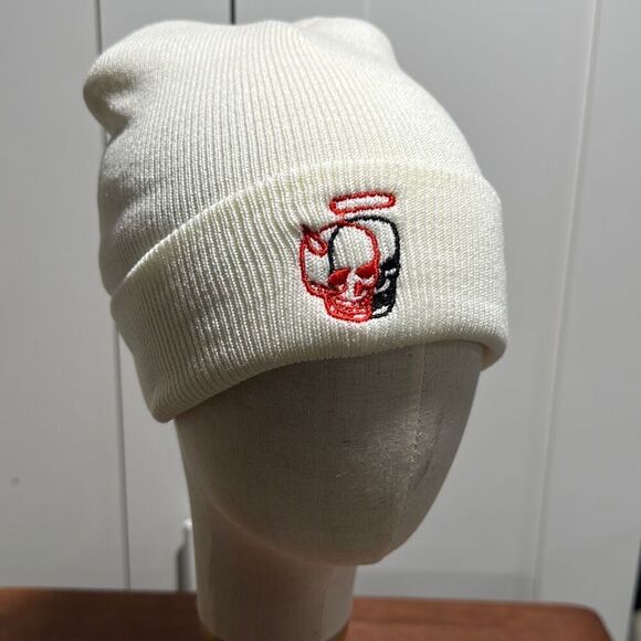Brand New!! Angel/devil face beanie - Picture 1 of 5